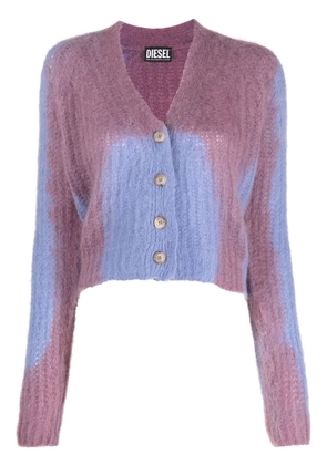 Diesel M-Ilady two-toned cardigan - Purple