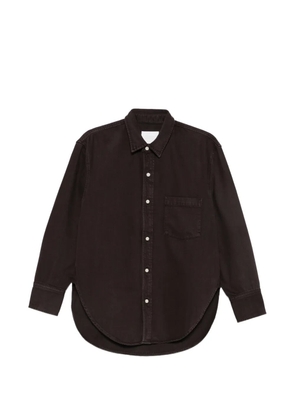 Citizens of Humanity Carter curved-hem shirt - Brown