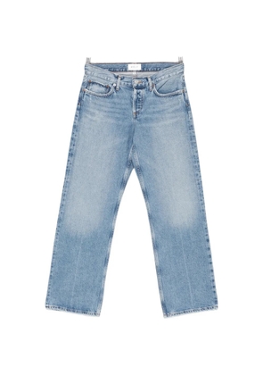 AGOLDE faded-effect straight-leg jeans - Blue