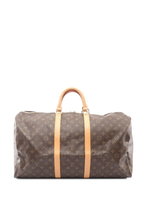 Louis Vuitton Pre-Owned 2001 Monogram Keepall 55 travel bag - Brown