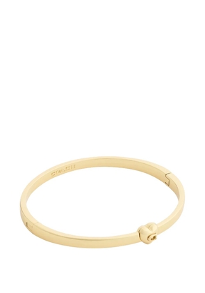 Coach heart-motif logo bangle - Gold