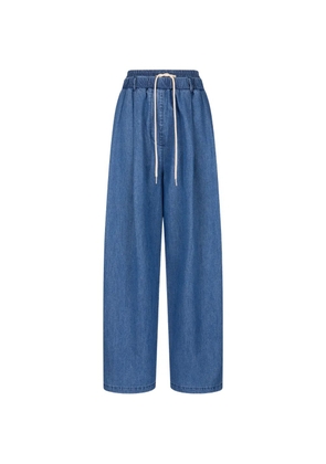 TOMBOY drawstring-waist jeans - Blue