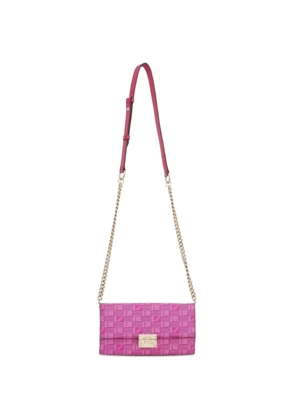 Moreau Gigi logo-print clutch bag - Pink