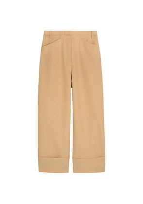 Another Tomorrow straight-leg trousers - Neutrals