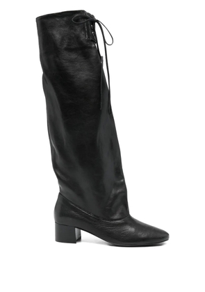 Paloma Wool 40mm Victoria leather knee-high boots - Black