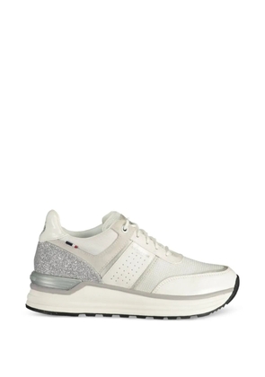 U.S. POLO ASSN. glitter-effect mesh-panel sneakers - Neutrals