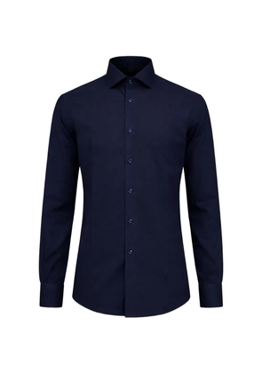 FRANZESE COLLECTION pointed-collar long-sleeves shirt - Blue