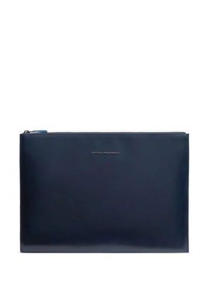 PIQUADRO iPad®Pro 13' leather clutch bag - Blue