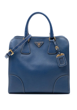 Prada Pre-Owned 2000-2013 Saffiano Lux Shopping Tote satchel - Blue