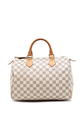 Louis Vuitton Pre-Owned 2013 Damier Azur Speedy 30 boston bag - White