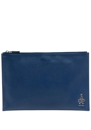 Prada Pre-Owned 2010-2026 Saffiano Bellboy Voyage clutch bag - Blue