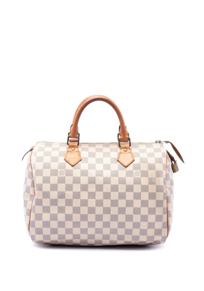 Louis Vuitton Pre-Owned 2014 Damier Azur Speedy 30 boston bag - White