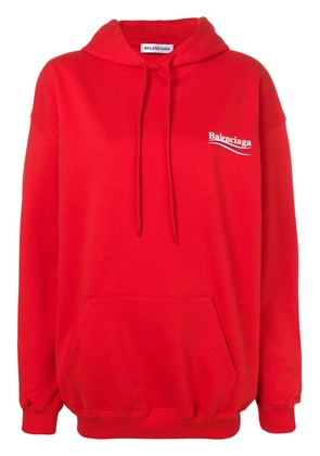 Balenciaga political campaign logo hoodie - Red