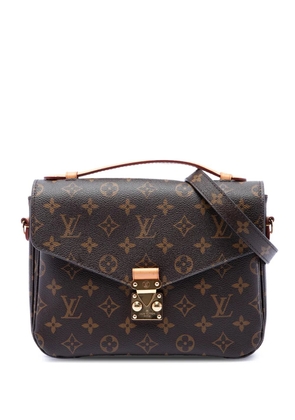 Louis Vuitton Pre-Owned 2015 Monogram Pochette Metis satchel - Brown