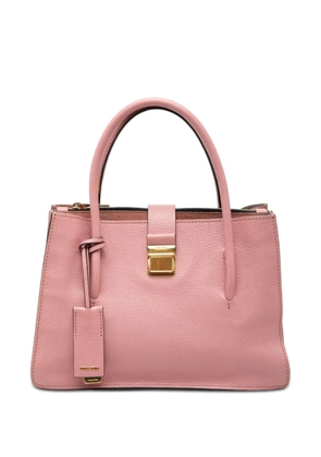 Miu Miu Pre-Owned 2010-2026 Goatskin Madras handbag - Pink