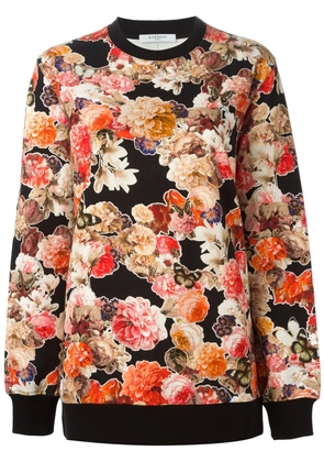 Givenchy floral print sweatshirt - Black
