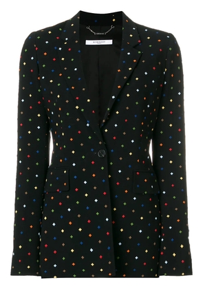 Givenchy mini cross patterned blazer - Black