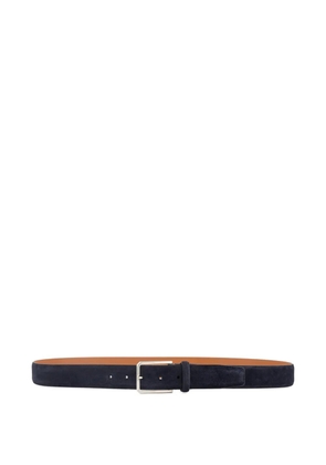 Santoni suede belt - Blue
