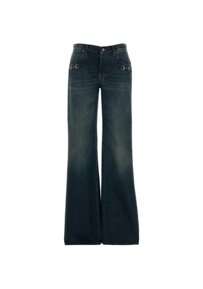 Gucci horsebit bootcut flared jeans - Blue