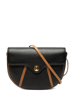 Christian Dior Pre-Owned 20th Century Bicolor Grained Calfskin crossbody bag - Black