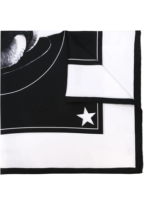 Givenchy faun print scarf - Black