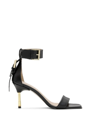 AllSaints buckle-strap square-toe sandals - Black