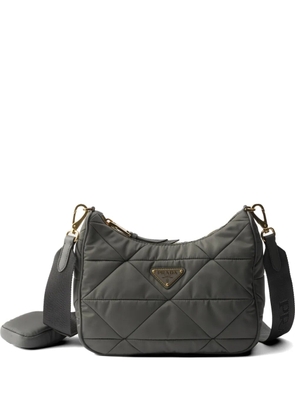 Prada padded Re-Nylon shoulder bag - Grey