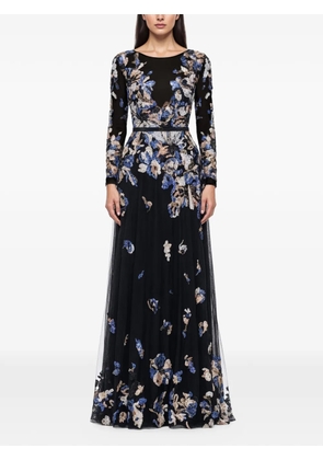 Saiid Kobeisy embroidered maxi dress - Black