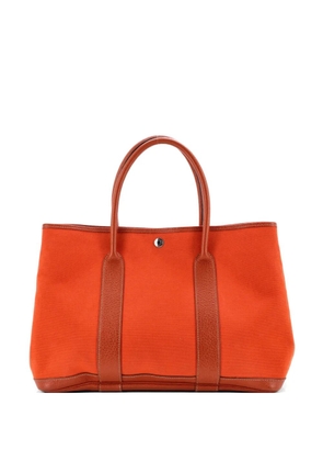 Hermès Pre-Owned Garden Party Toile and Leather 36 tote bag - Orange
