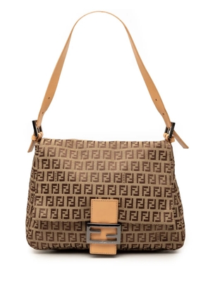 Fendi Pre-Owned 20th Century Zucchino Canvas Mamma Forever shoulder bag - Brown