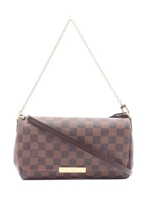 Louis Vuitton Pre-Owned 2017 Damier Ebene Favorite MM satchel - Brown