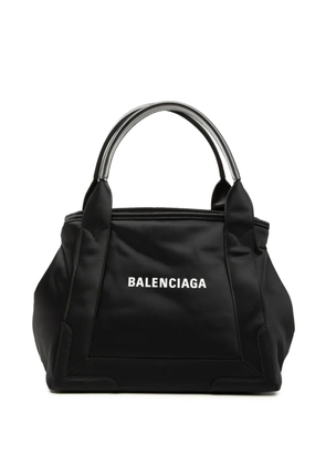 Balenciaga Pre-Owned 2010 Nylon Navy Cabas Tote S satchel - Black