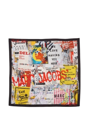 Marc Jacobs Americana scarf - White