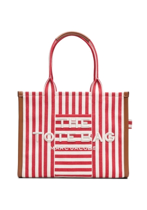 Marc Jacobs large The Tote Bag stripe-pattern tote bag - Red