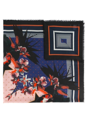 Givenchy floral star print scarf - Multicolour