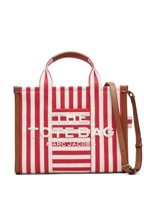 Marc Jacobs medium The Tote Bag striped canvas tote bag - Red
