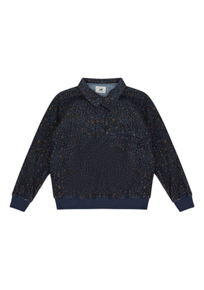 Aimé Leon Dore geometric-pattern sweater - Black