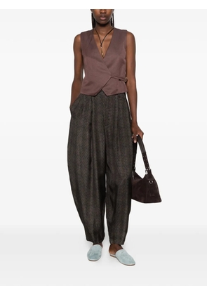Uma Wang Piper trousers - Brown