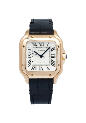 Cartier Santos 35mm watch - White