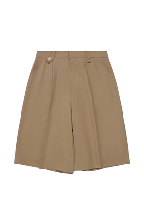 Simone Rocha embellished pleated shorts - Neutrals