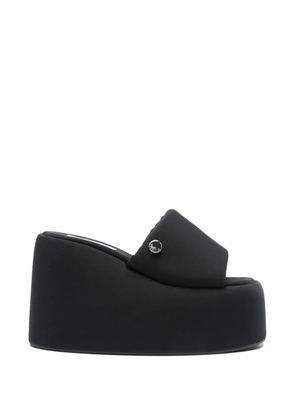 The Attico Mochi platform sandals - Black