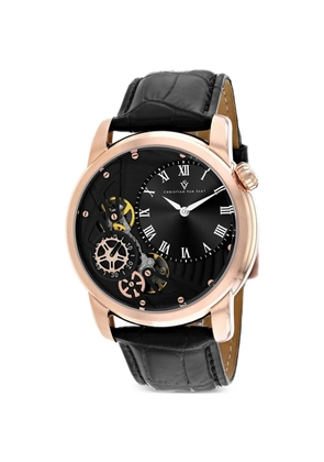 CHRISTIAN VAN SANT Sprocket auto-quartz 44mm watch - Black