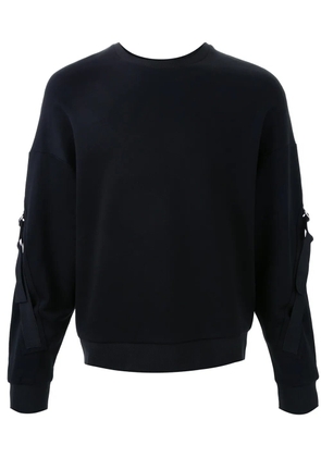 Wooyoungmi strap detail sweatshirt - Black