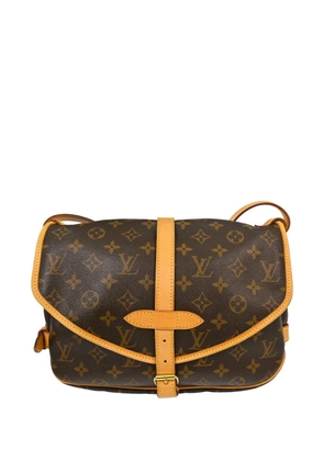 Louis Vuitton Pre-Owned 2011 30 Saumur monogram-pattern crossbody bag - Brown