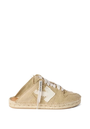 Off-White Arrow frayed espadrilles - Neutrals