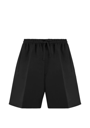 Umit Benan Julian drawstring elasticated shorts - Black