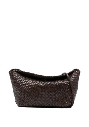 DRAGON DIFFUSION Corsina woven shoulder bag - Brown