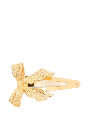 SHUSHU/TONG x Yvmin bow-shape hair clip - Gold