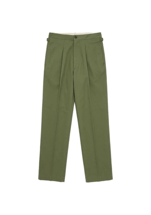 Fortela Oklahoma pleated trousers - Green