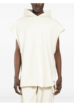 Roadless sleeveless jersey hoodie - Neutrals